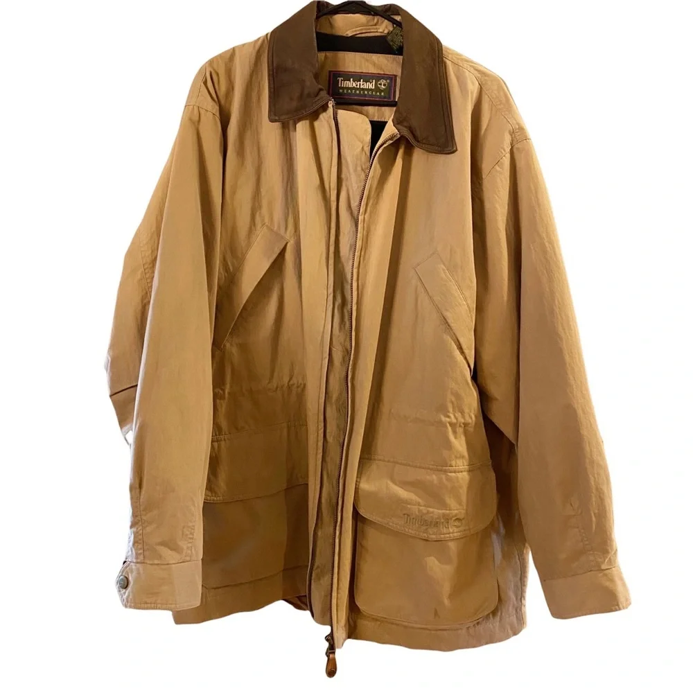 ジャケット・アウター 90s old timberland weathergear Vintage 90s Timberland Weathergear Men's Jacket Coat Red Size L
